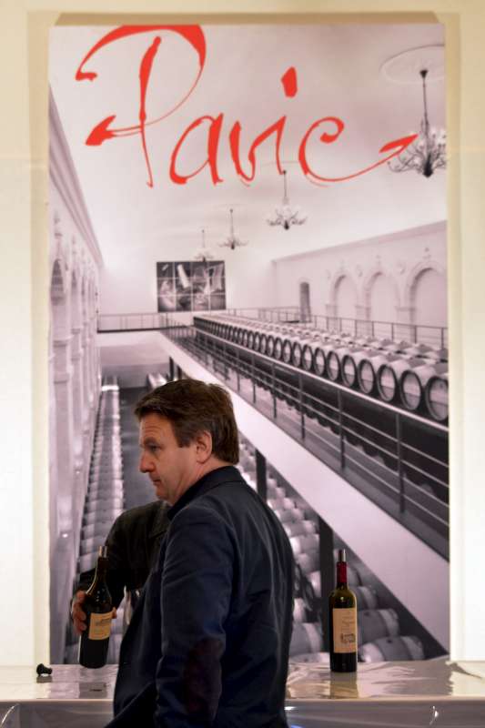 Stephen at Château Pavie